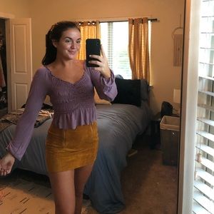Purple blouse
